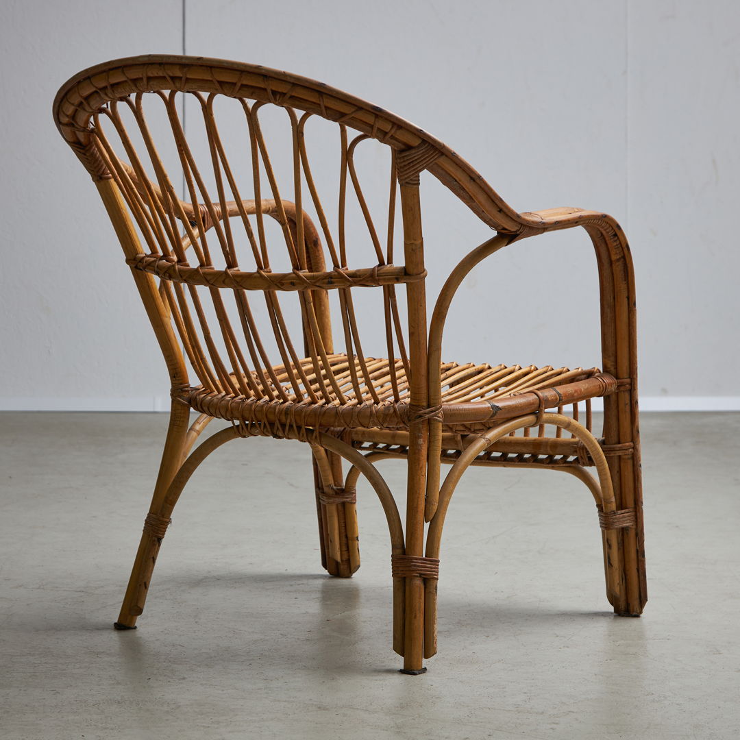 Wicker Rattan Armchair