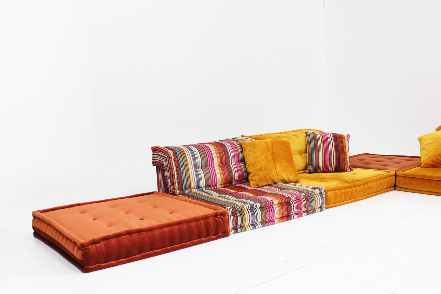 Roche Bobois Mah Jong sofa Missoni design by Hans Hopfer