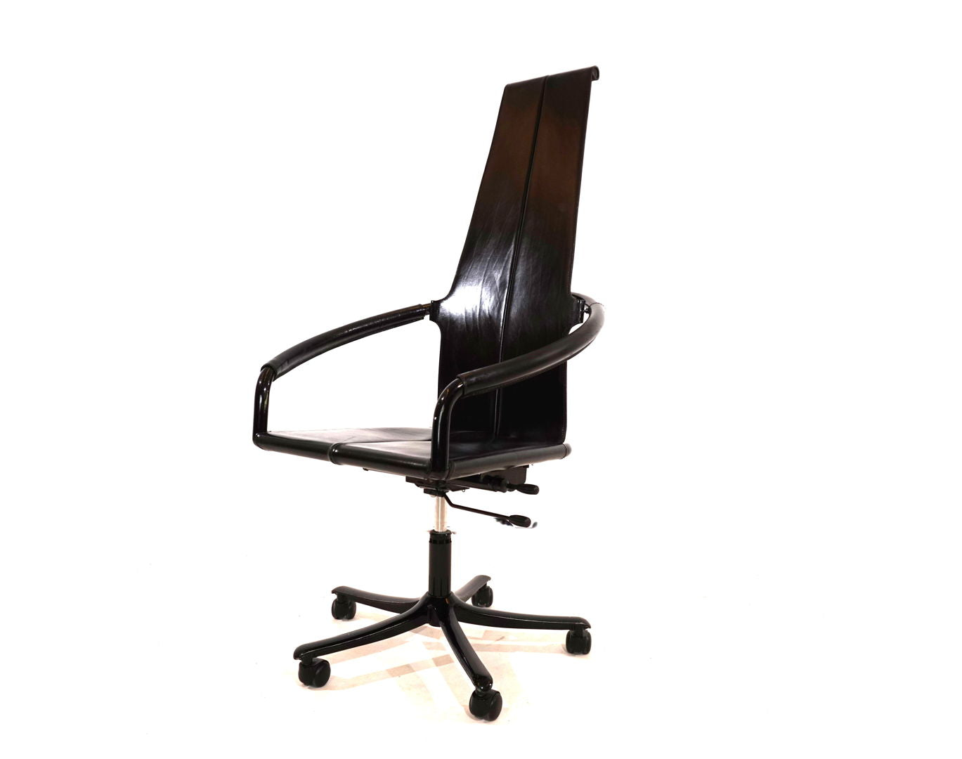 Cofemo Italy leather office chair 80s