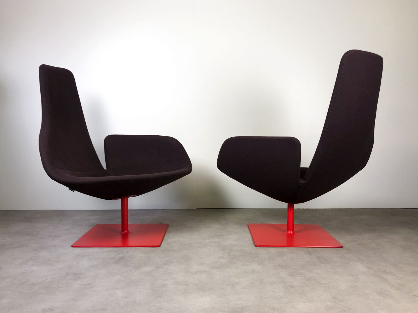 Fjord Swivel Armchairs for Moroso by Patricia Urquiola, 2002