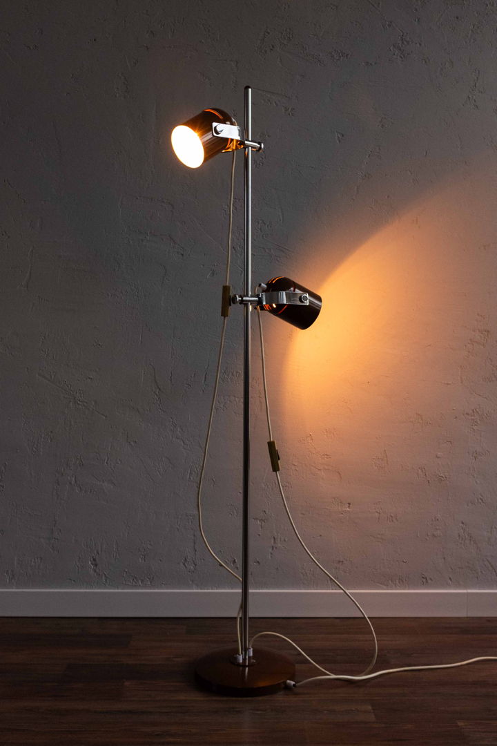 Space Age Combi Lux Floor Lamp By Stanislav Inndra For Lidokov, 70s