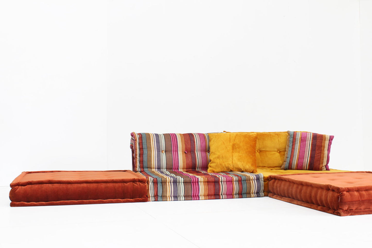 Roche Bobois Mah Jong sofa Missoni design by Hans Hopfer