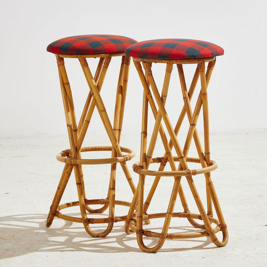 Bamboo bar stool