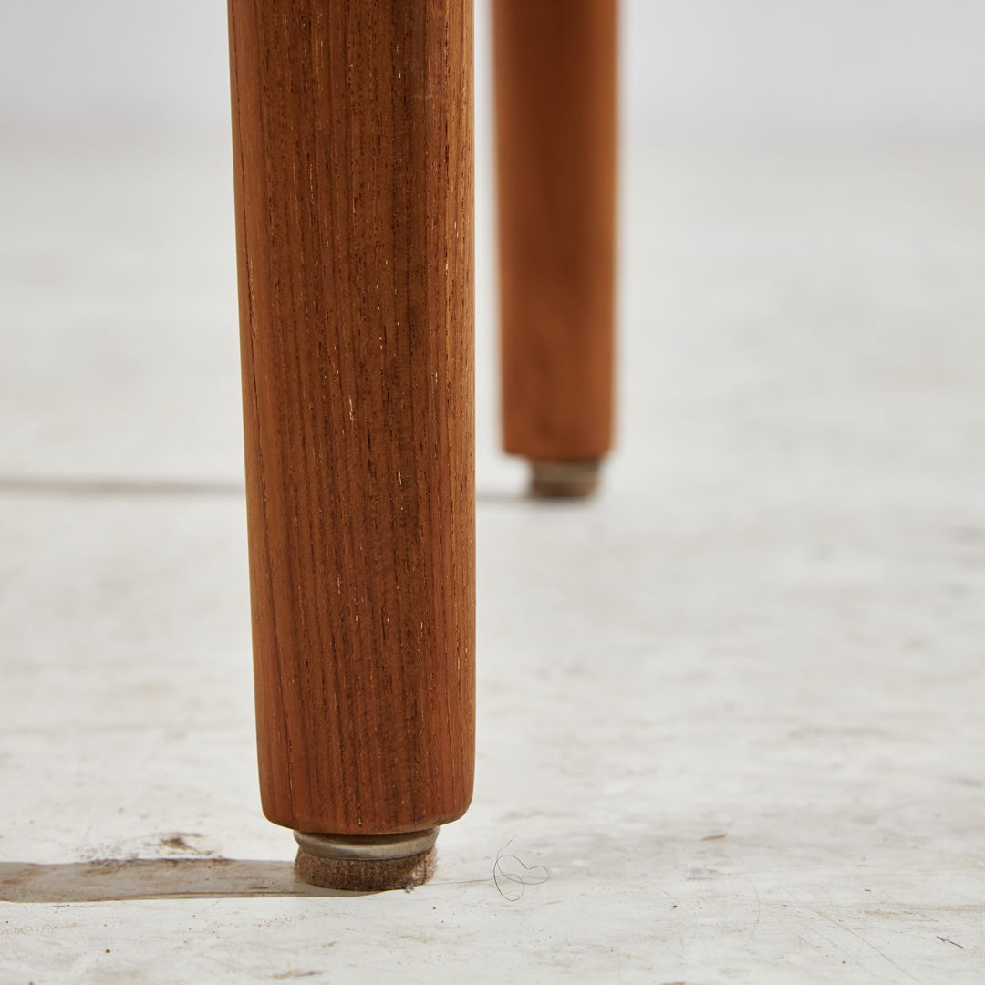 Restored teak dining chair