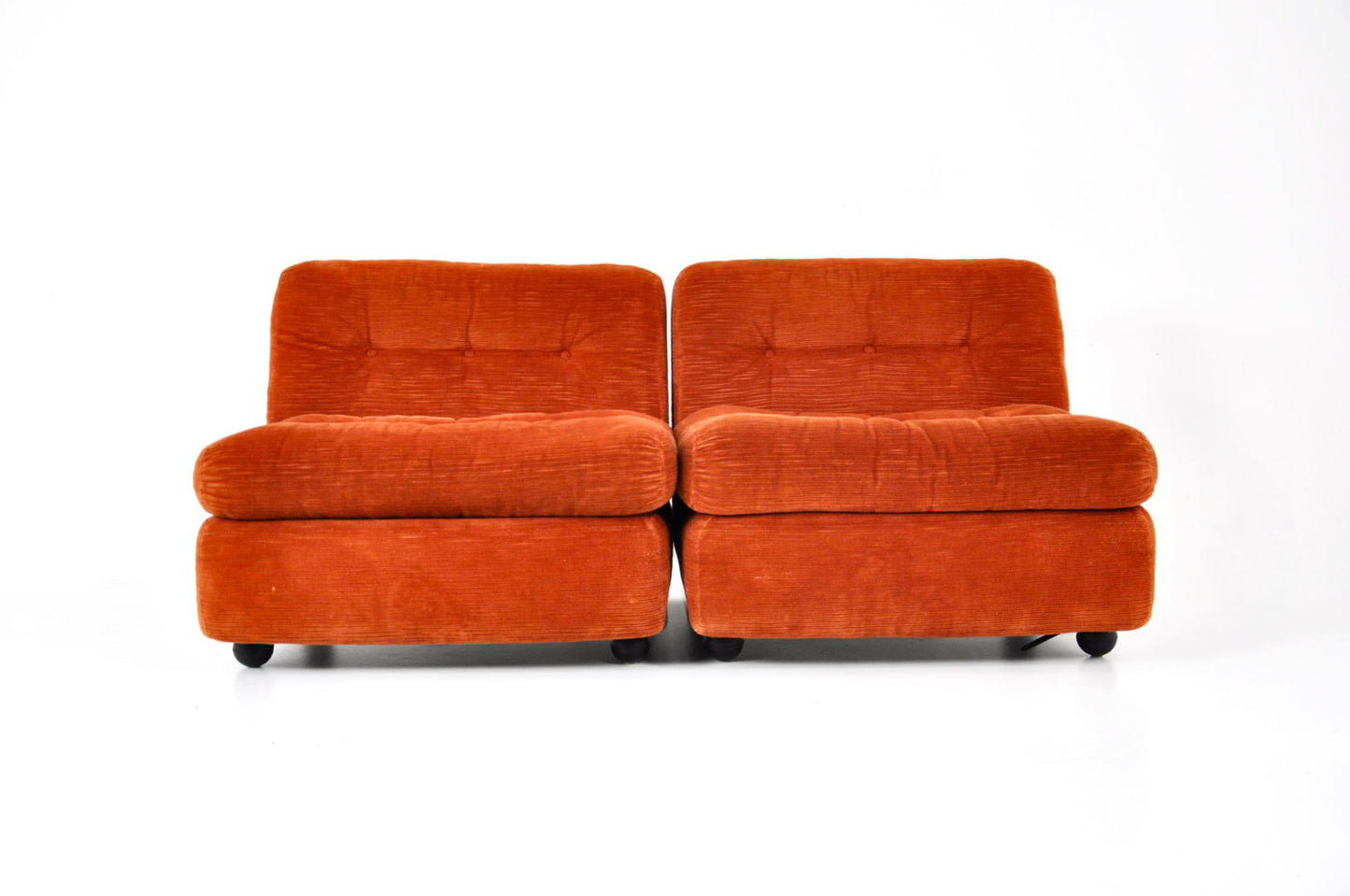 Amanta Lounge chairs by Mario Bellini for B&B Italia, 1970s, set of 2