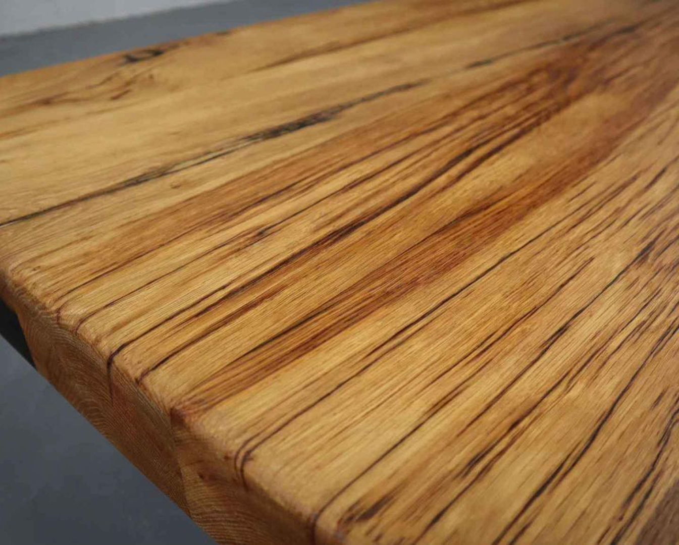 Brutalist solid oak Wabi Sabi coffee table, 1970's.