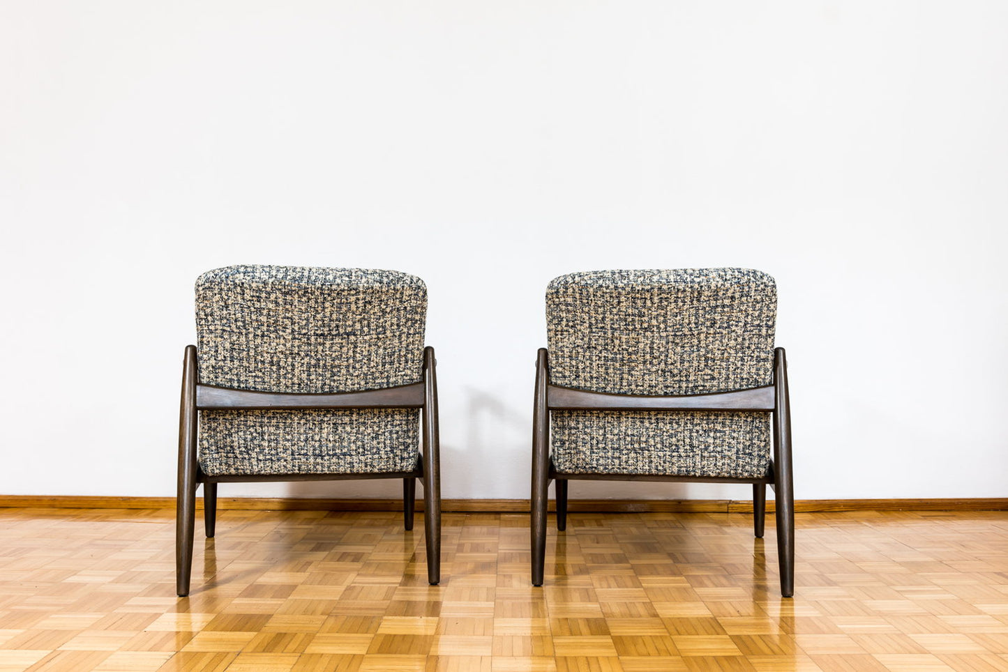 Pair Of Mid Century Armchairs By Edmund Homa, Europe, 1960's