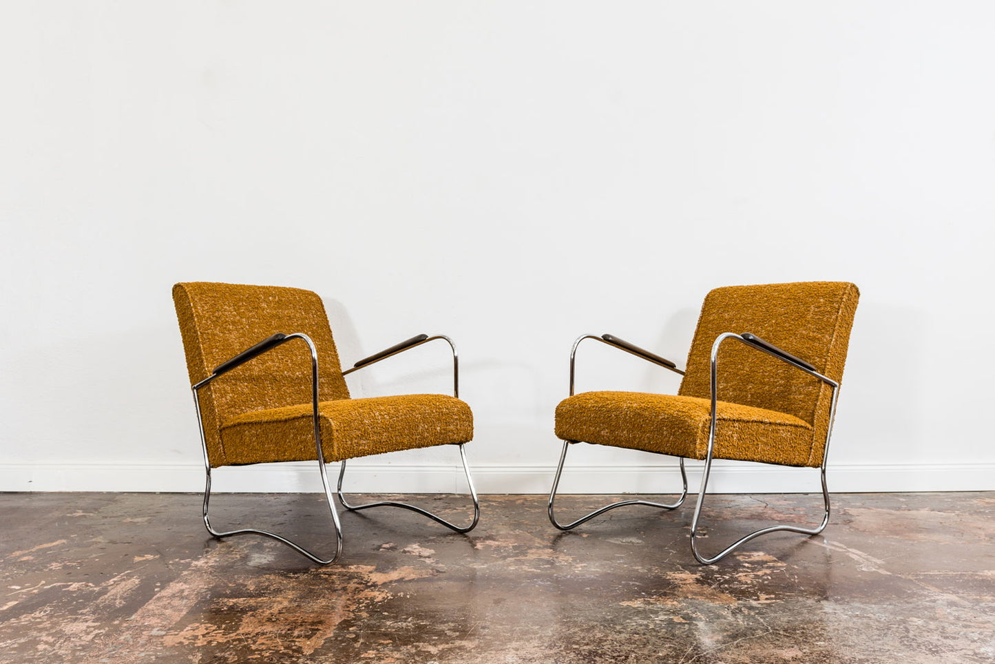 Pair Of Mid Century Armchairs, Europe, 1950s