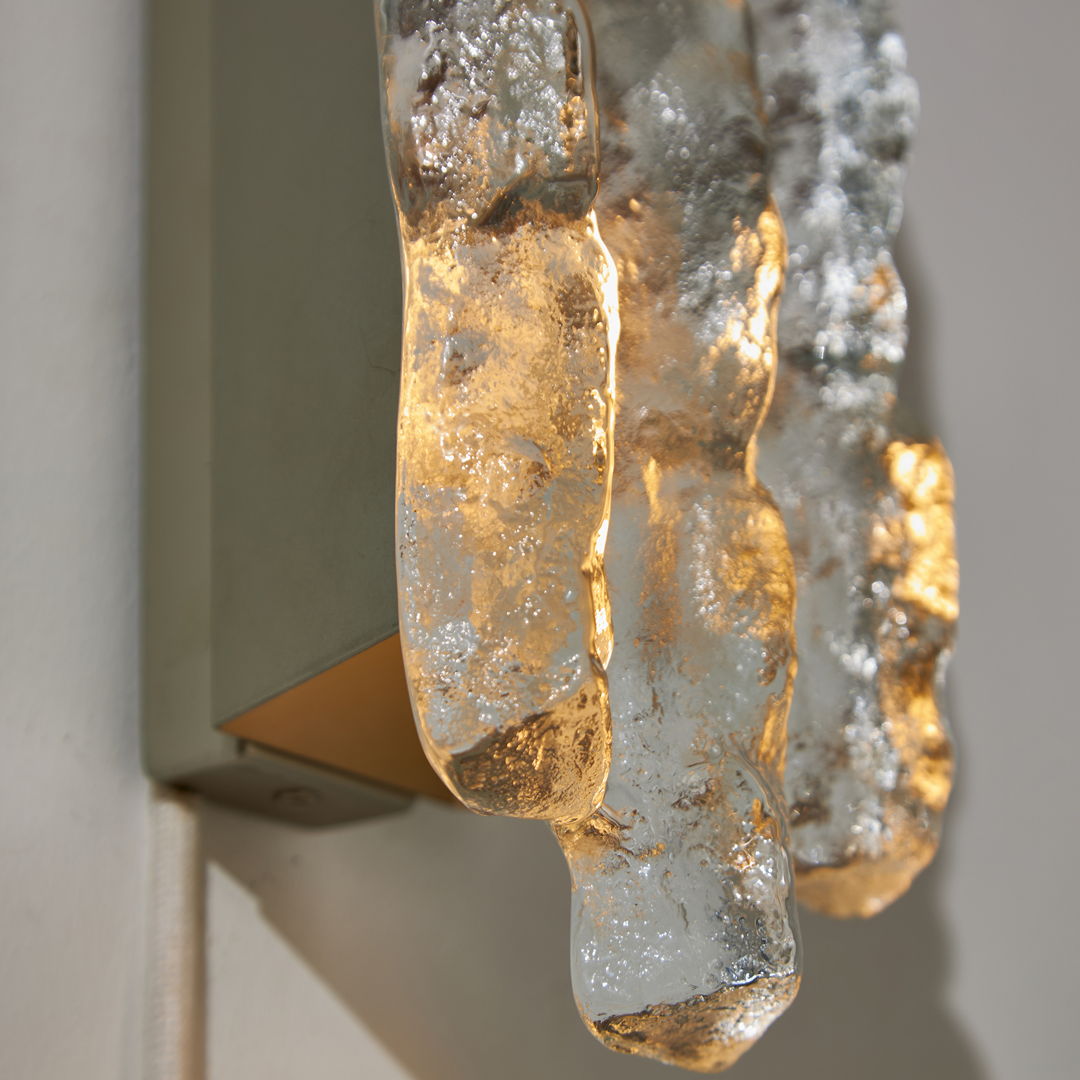 CRYSTAL WALL LAMP BY J. T. KALMAR