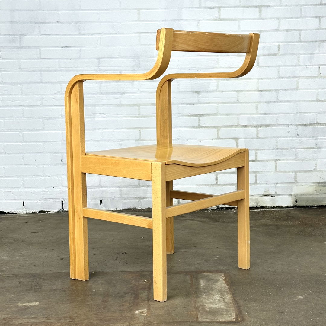 Wooden vintage chair by Enraf Nonius