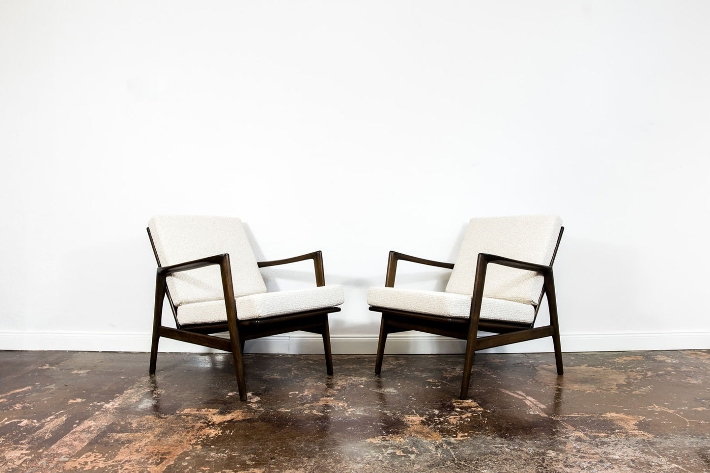 Pair of Mid Century Modern Armchairs " 300-130" Europe, 1960s