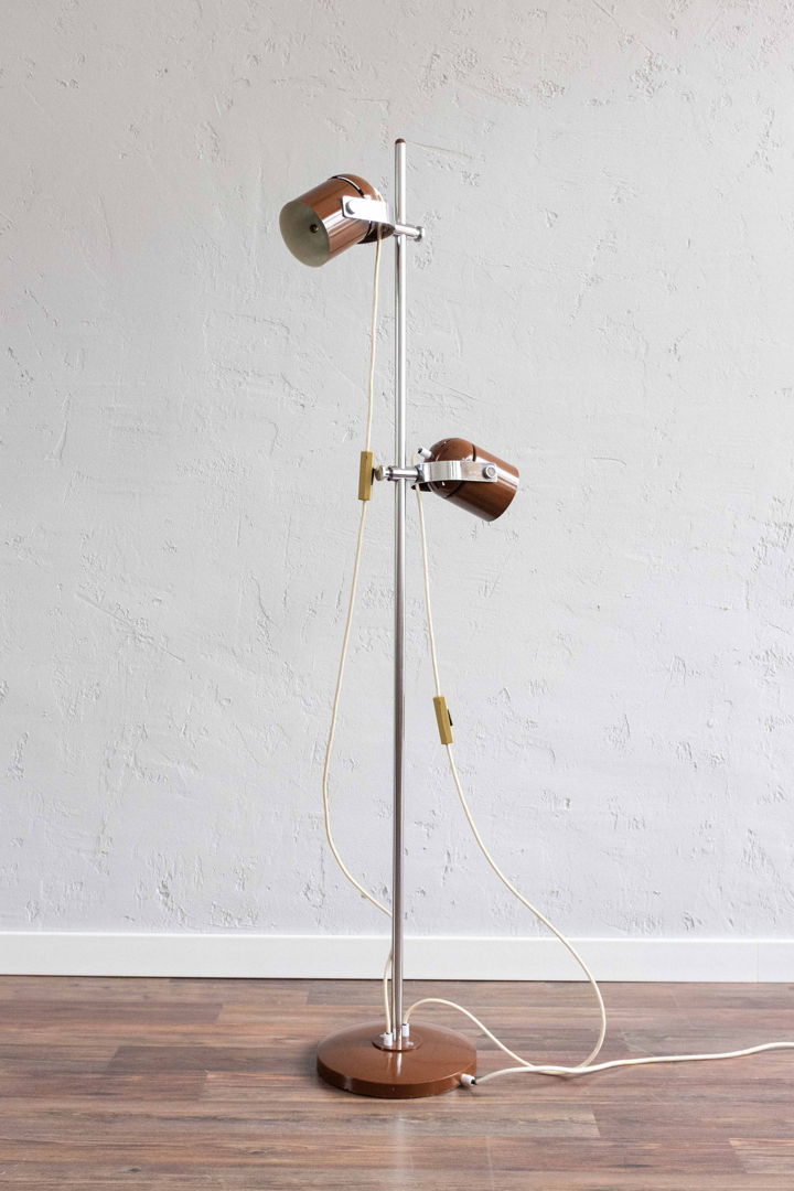 Space Age Combi Lux Floor Lamp By Stanislav Inndra For Lidokov, 70s