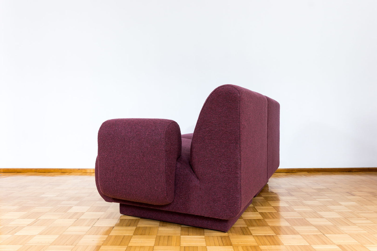 Purple Modular two-seater Sofa by Oelsa, Germany,  1970s