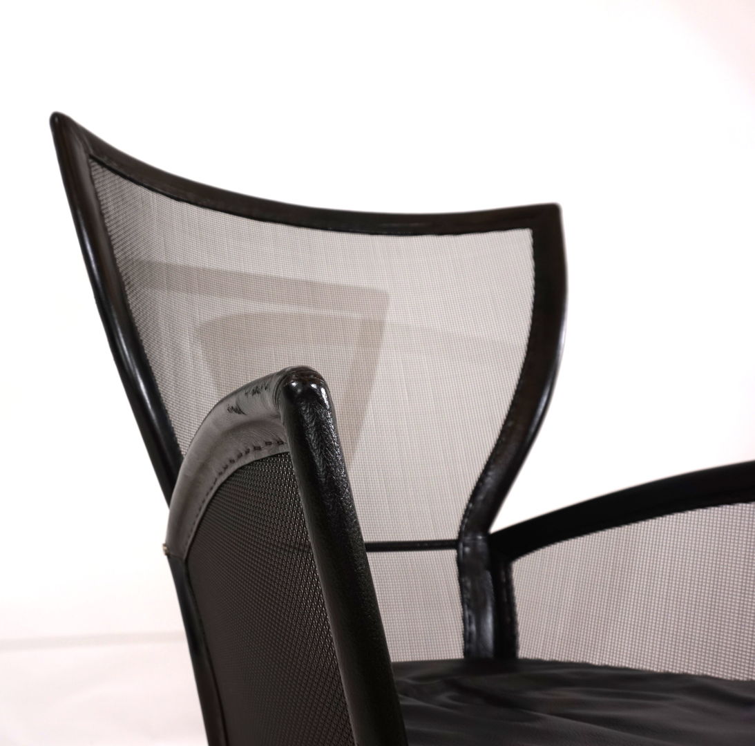 Prive leather armchair by Paolo Nava for Arflex