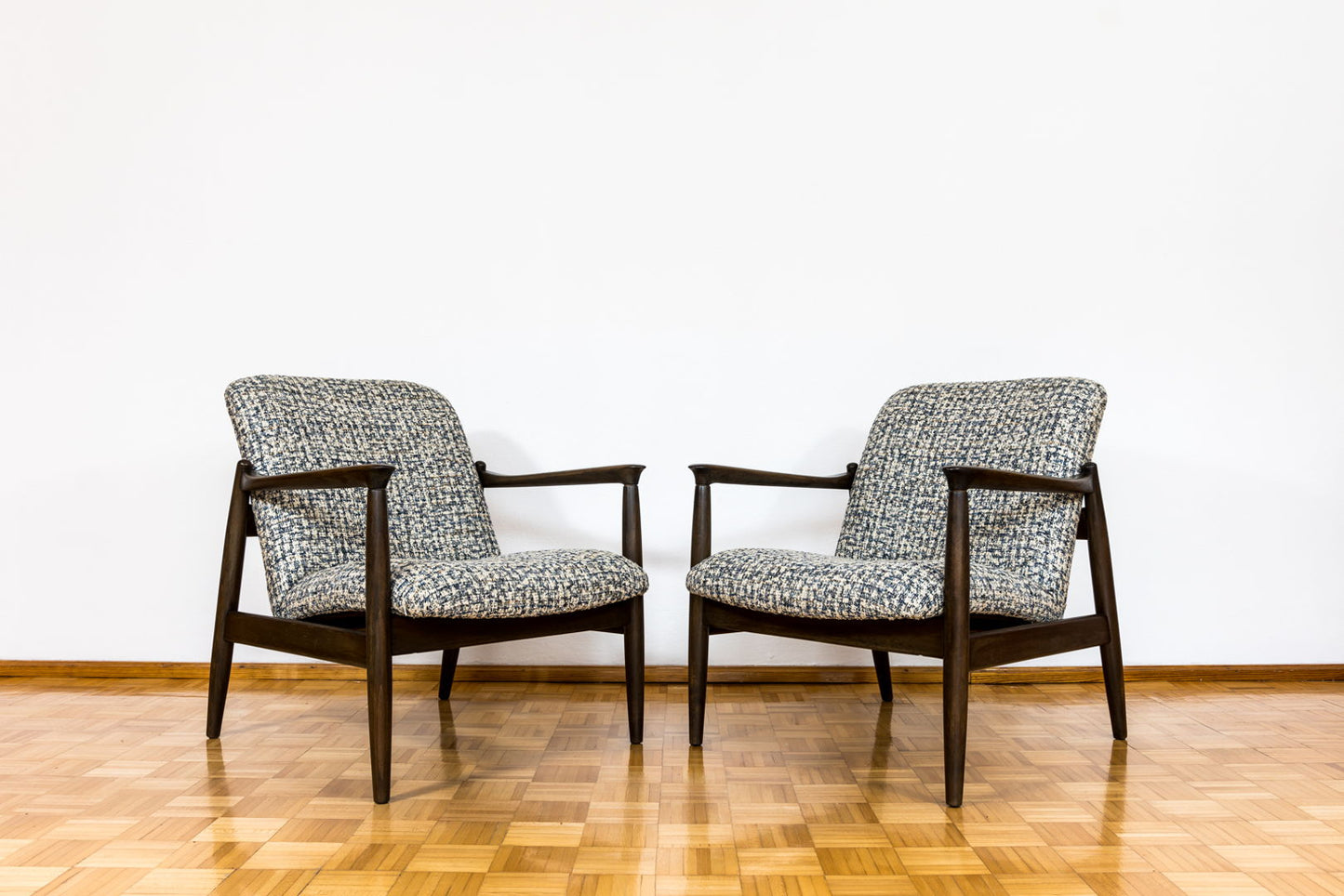 Pair Of Mid Century Armchairs By Edmund Homa, Europe, 1960's