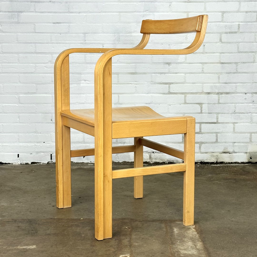 Wooden vintage chair by Enraf Nonius