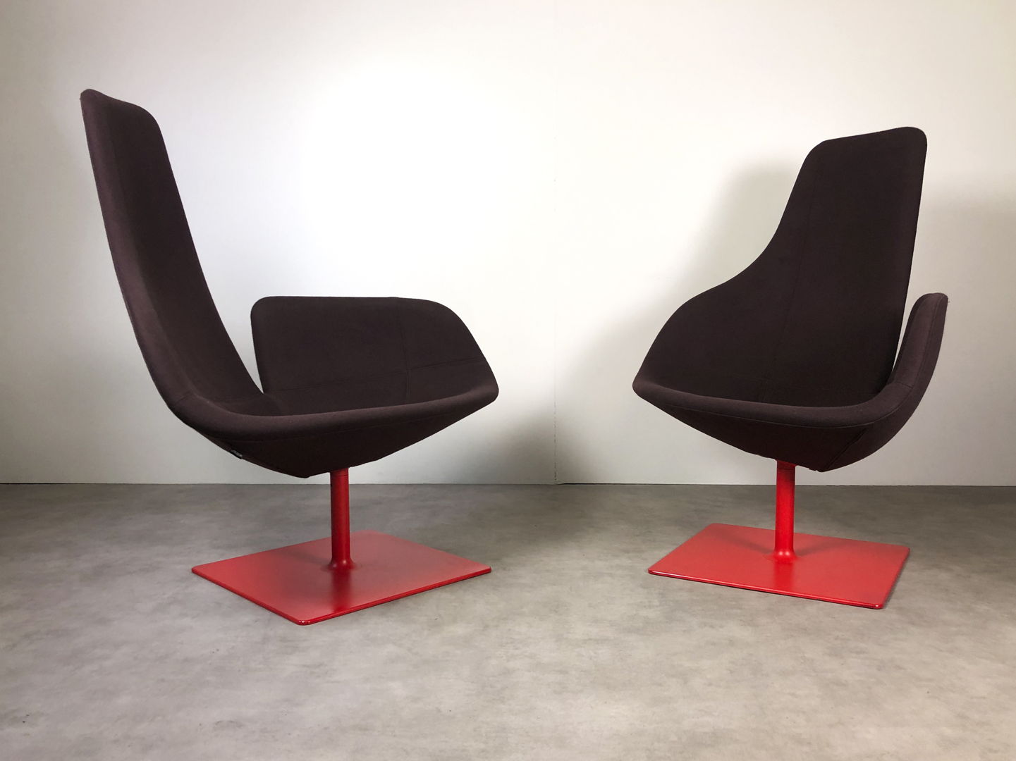 Fjord Swivel Armchairs for Moroso by Patricia Urquiola, 2002