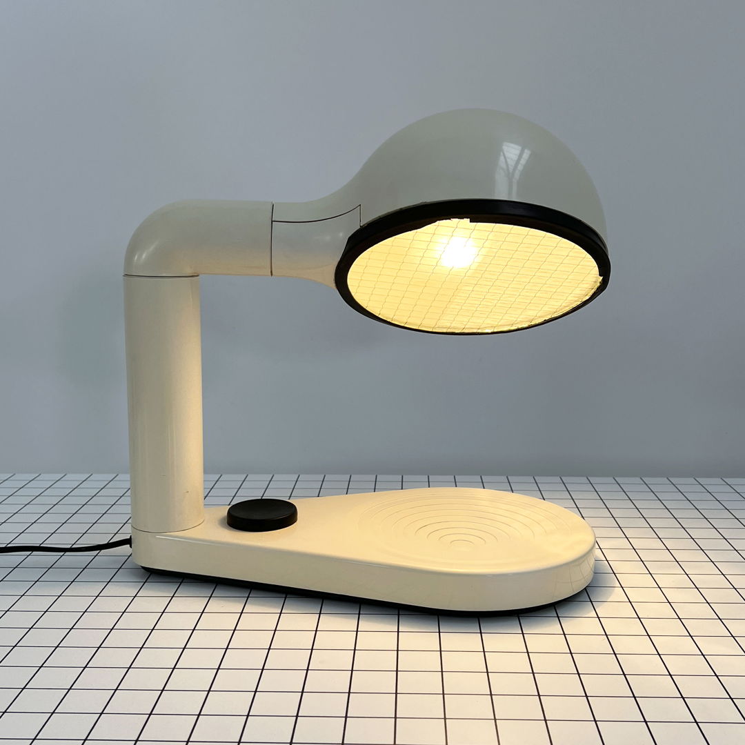 Drive Desk Lamp by Adalberto Dal Lago for Bieffeplast, 1970s