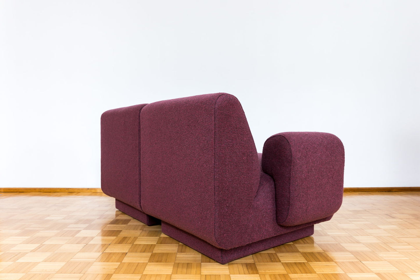 Purple Modular two-seater Sofa by Oelsa, Germany,  1970s