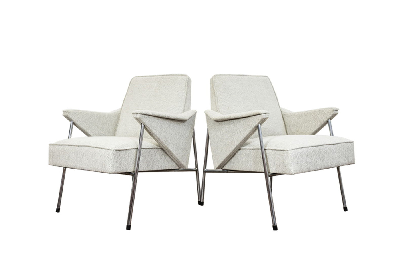 Pair of "Bat" armchairs by "Wchód", Europe, 1960's