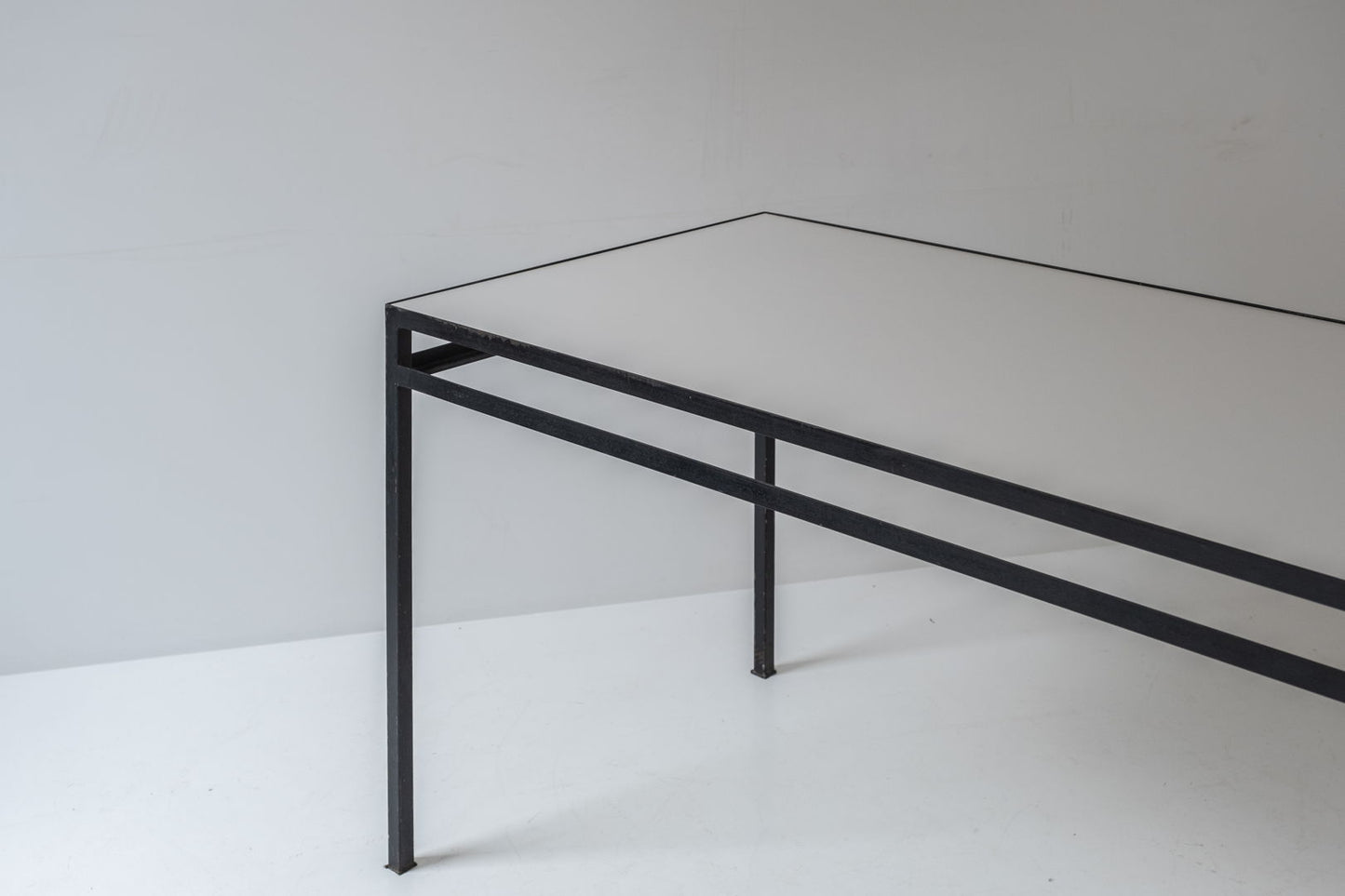 Industrial desk or dining table from the 1950s.