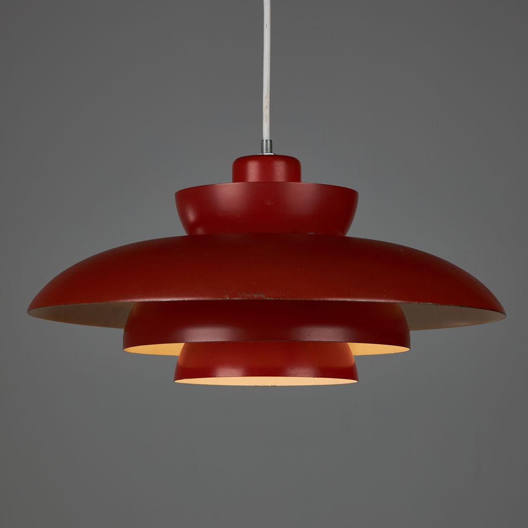 PENTA ALUMINUM PENDANT BY JO HAMMERBORG FOR FOG & MØRUP