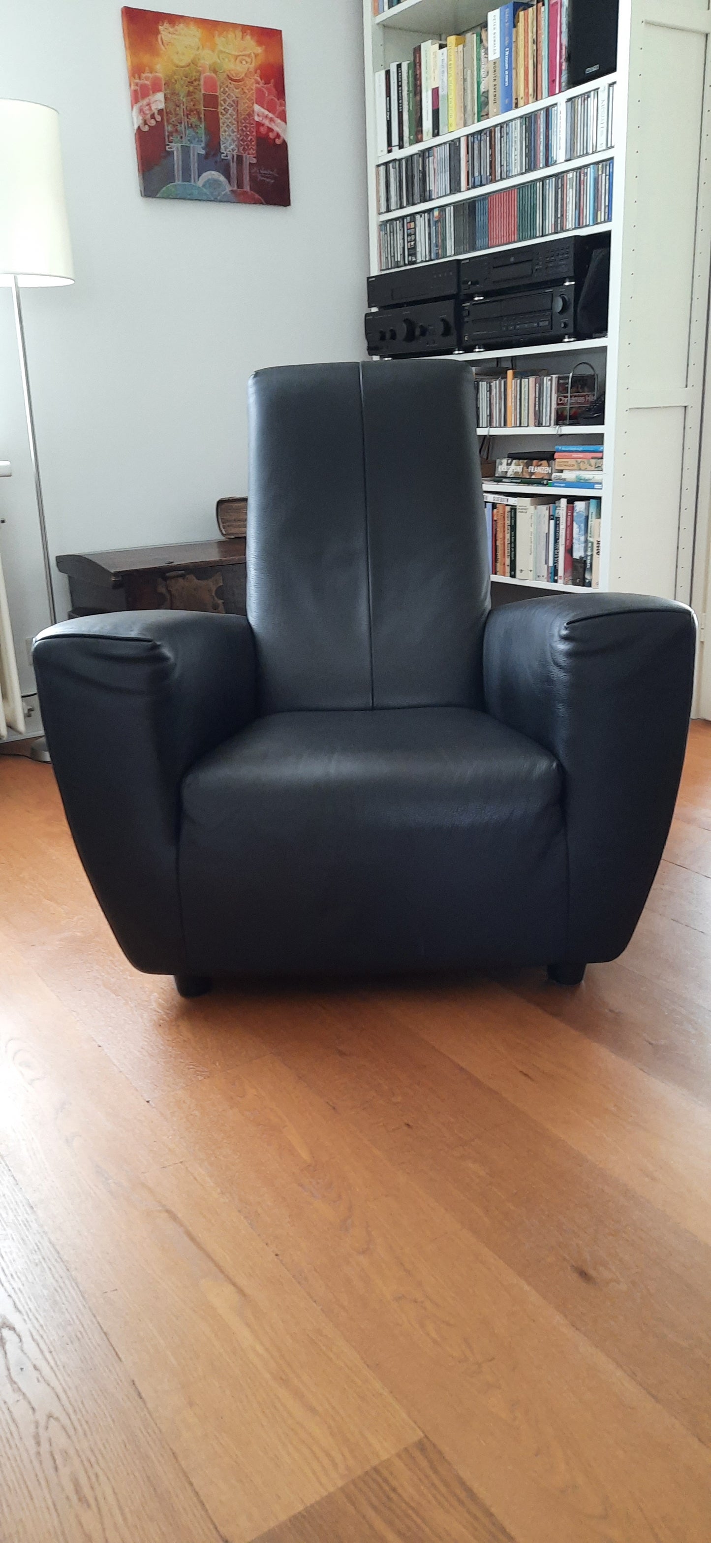 Armchair Label Longa black, Gerard van den Berg