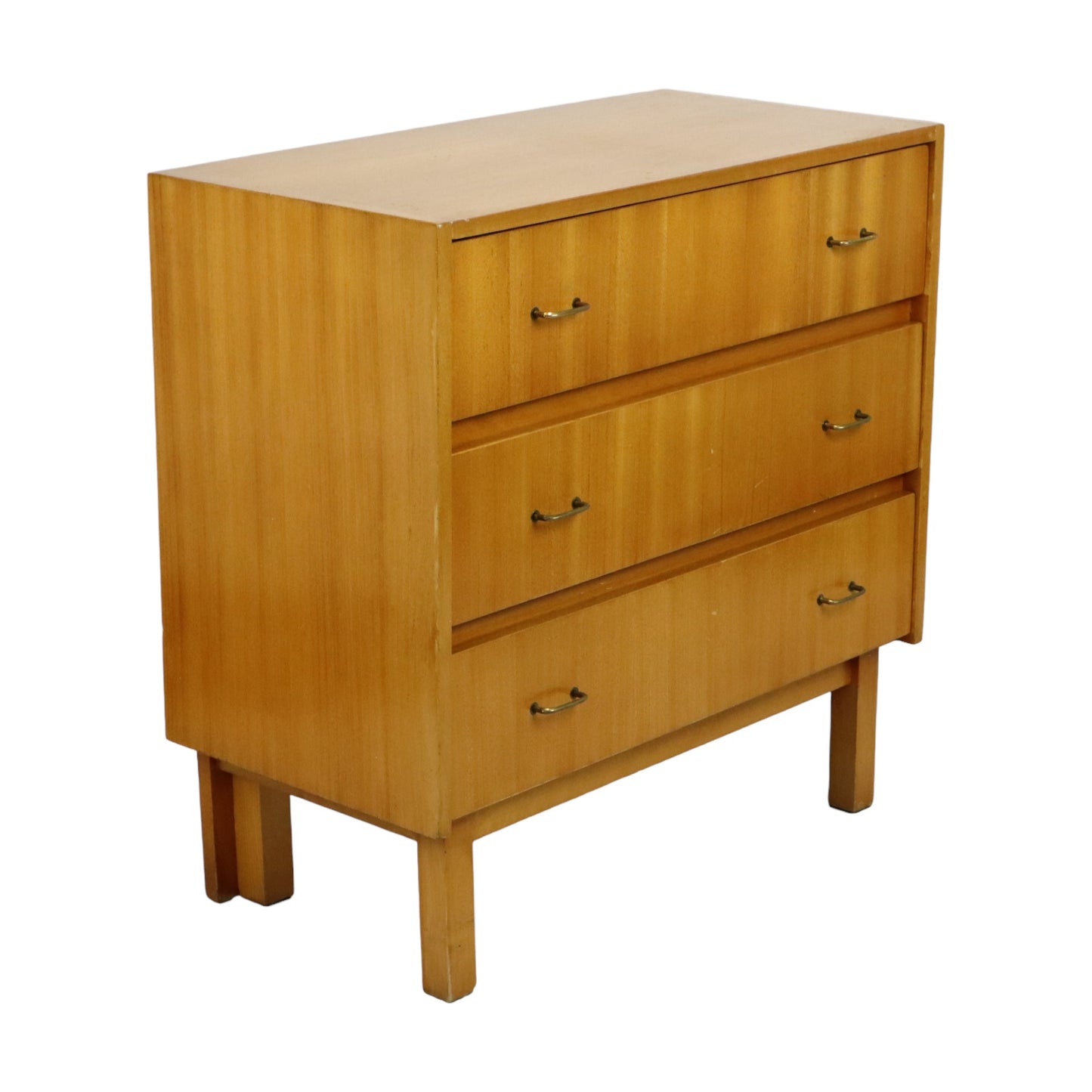 Vintage Chest of Drawers Beech Wood