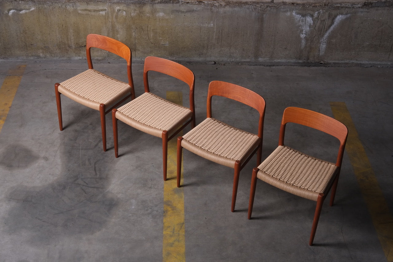 Niels O. Møller - Model 75 dining room chairs