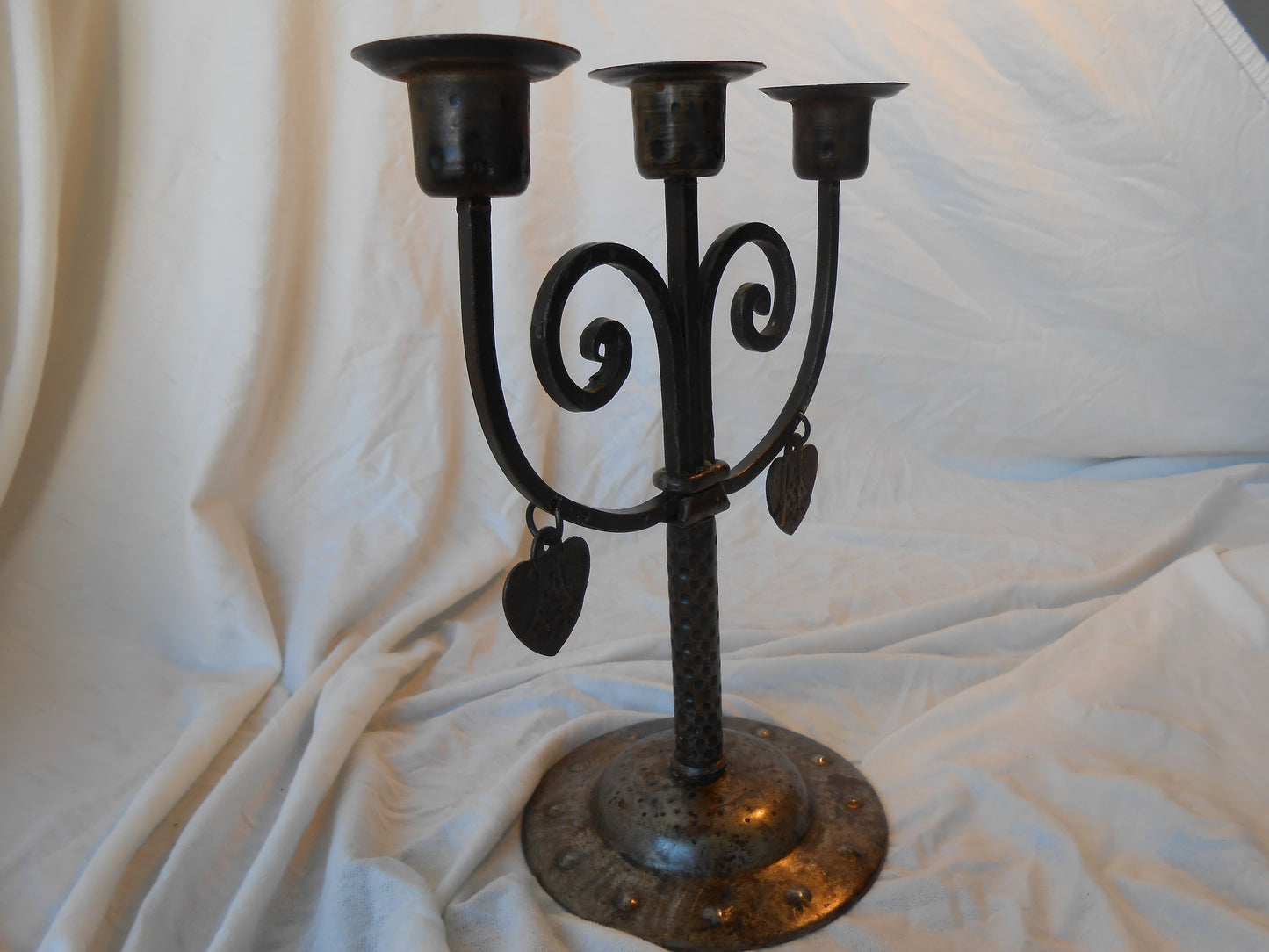 Wrought iron candlestick Hugo Berger (Goberg)