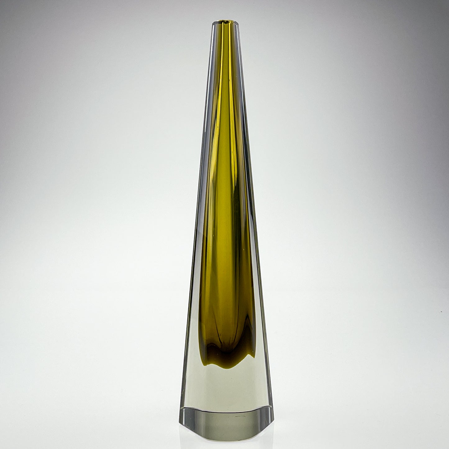 Kaj Franck glass art-object "Obeliski", model KF 246 by Nuutajärvi-Notsjö