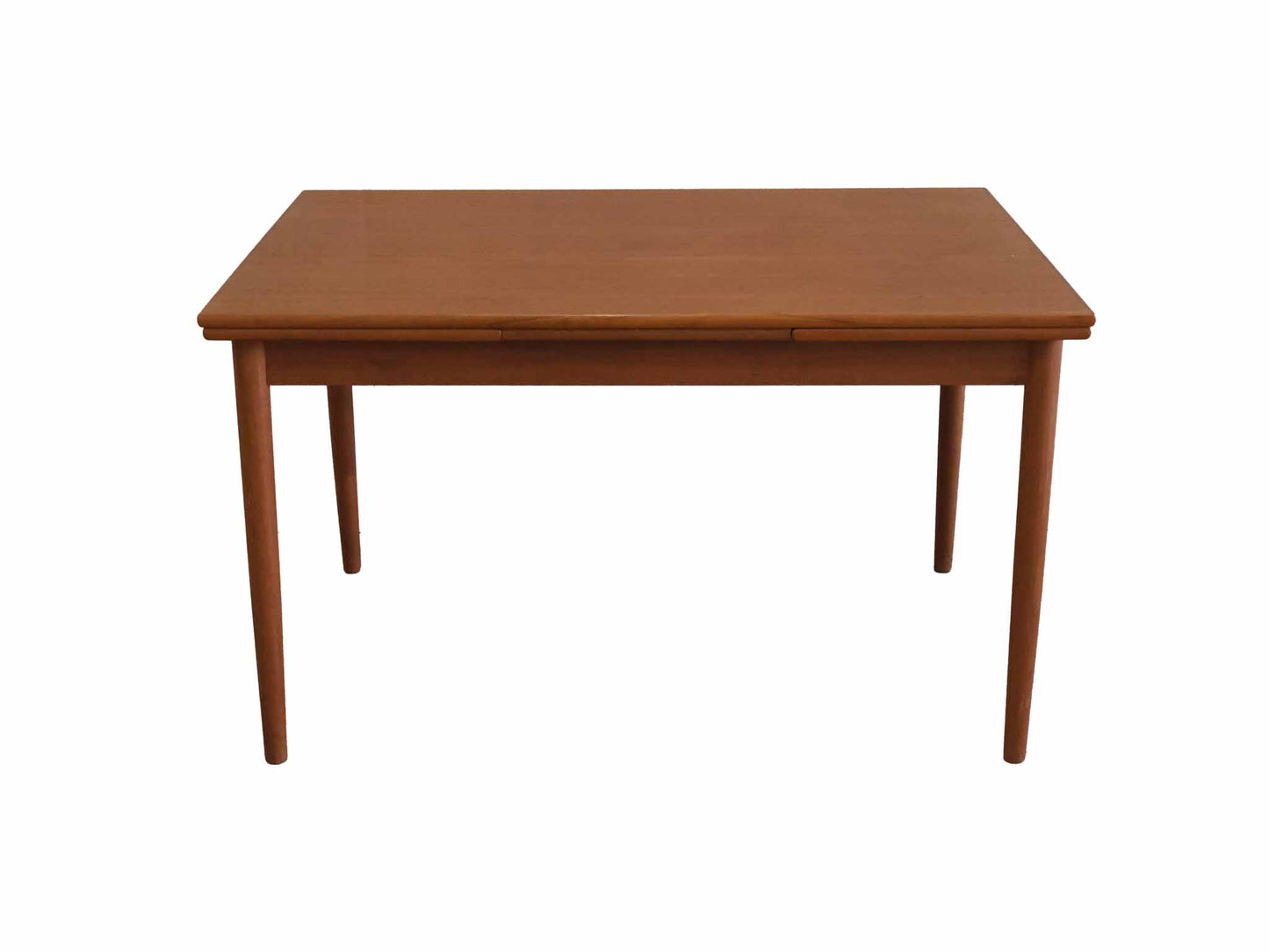 Ausziehbarer dänischer Mid-Century Modern Teak Esstisch von AM Mobler