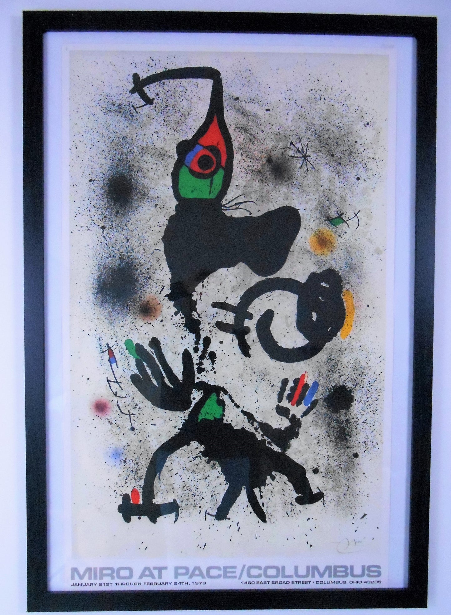 Joan Miró - original exhibition poster