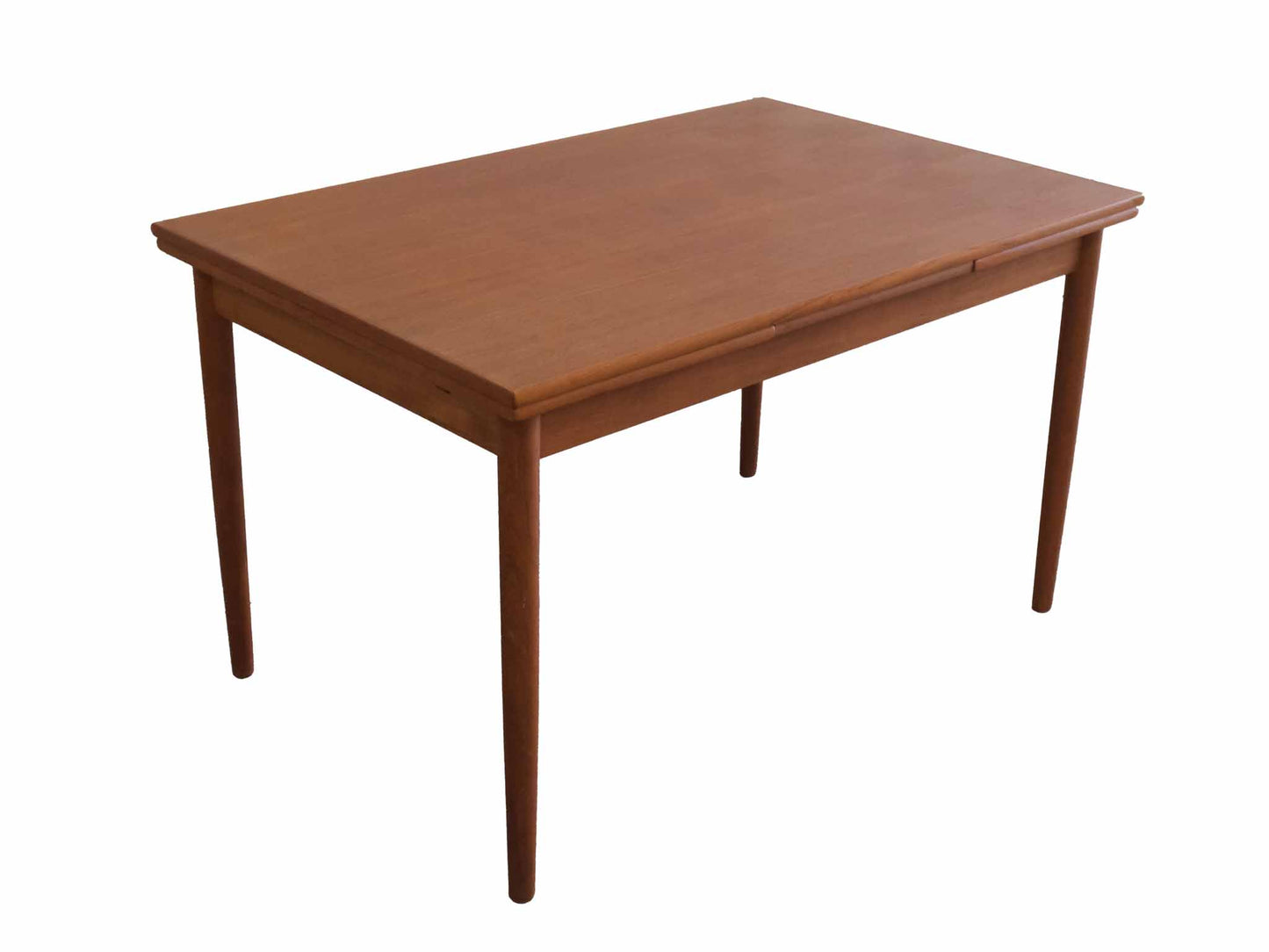 Ausziehbarer dänischer Mid-Century Modern Teak Esstisch von AM Mobler