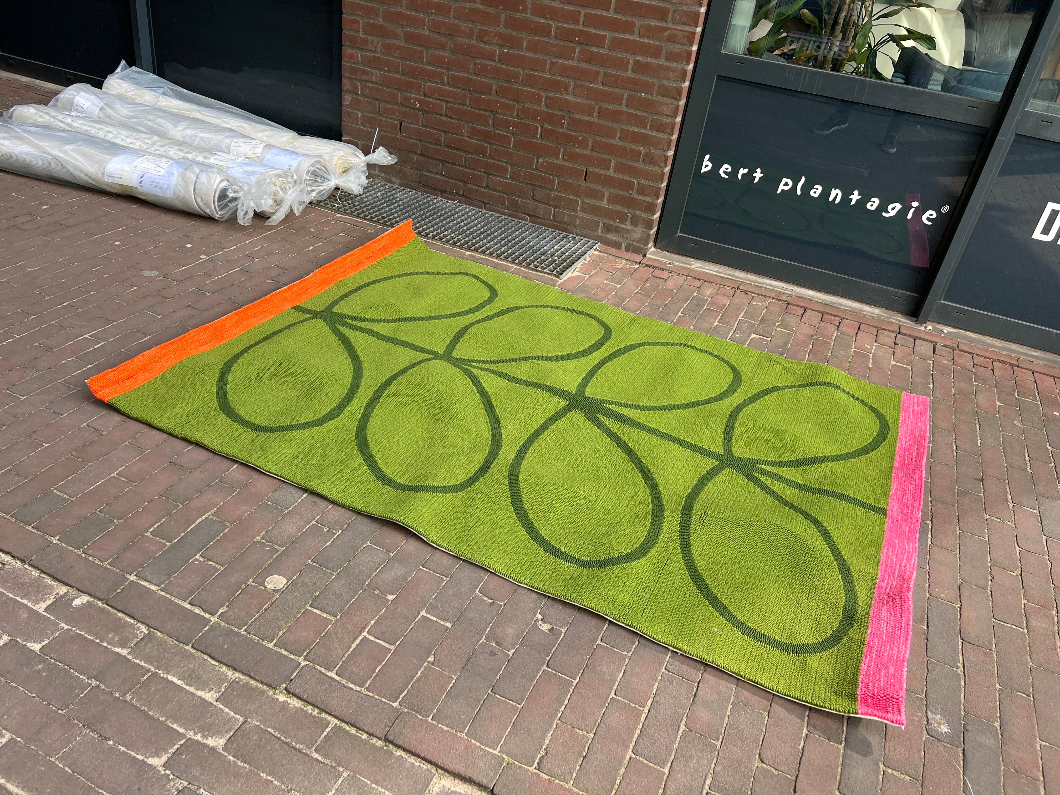 Orla Kiely Giant Lin St Seagrass in & Outdoor rug