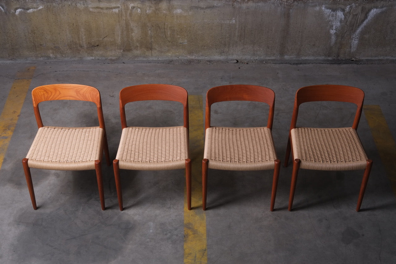 Niels O. Møller - Model 75 dining room chairs