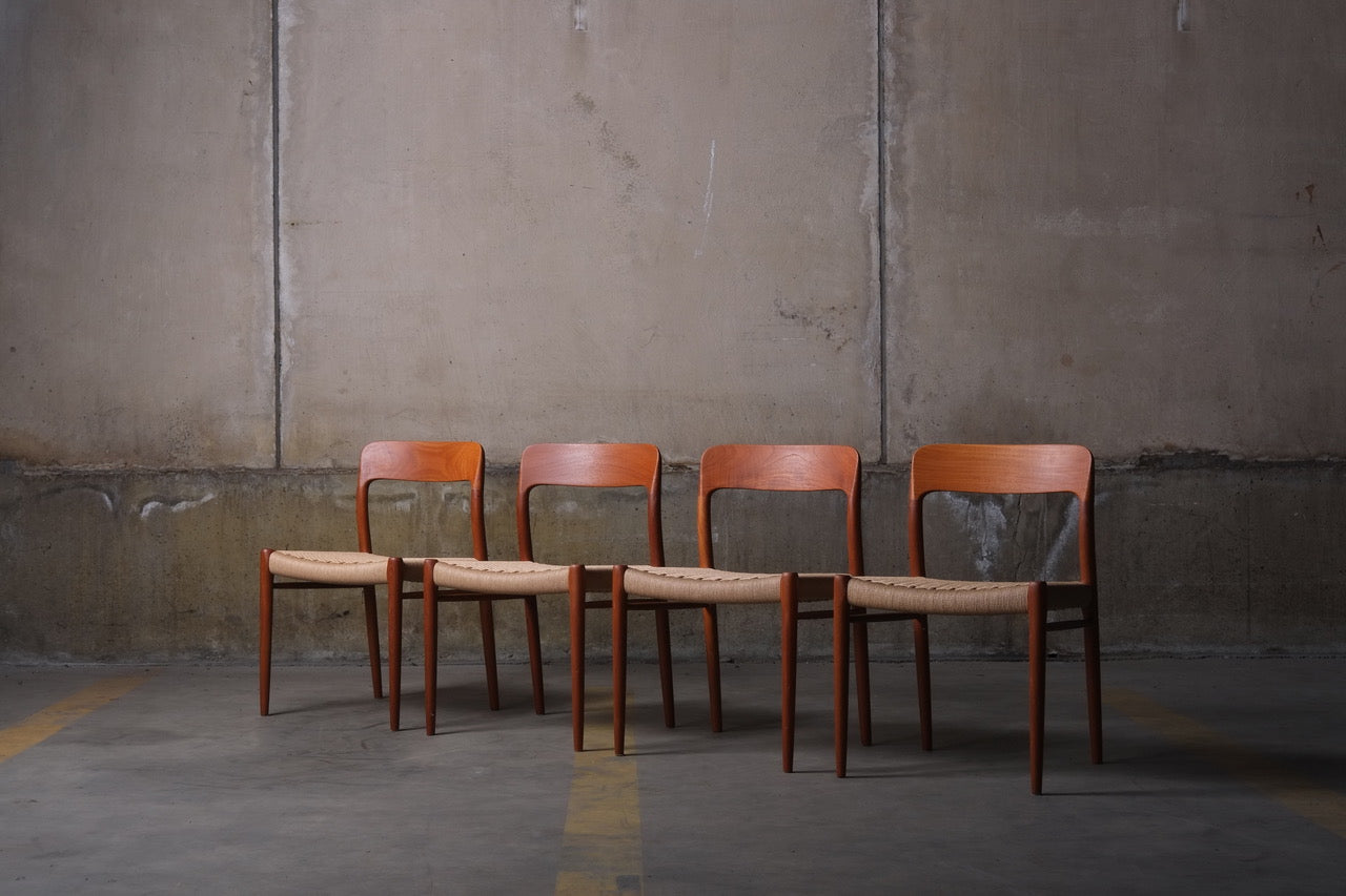 Niels O. Møller - Model 75 dining room chairs