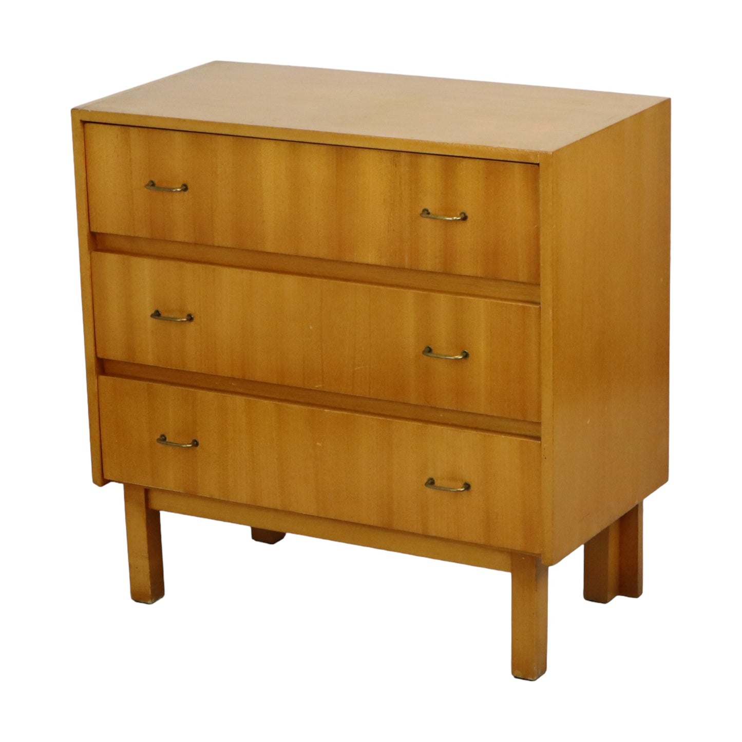 Vintage Chest of Drawers Beech Wood