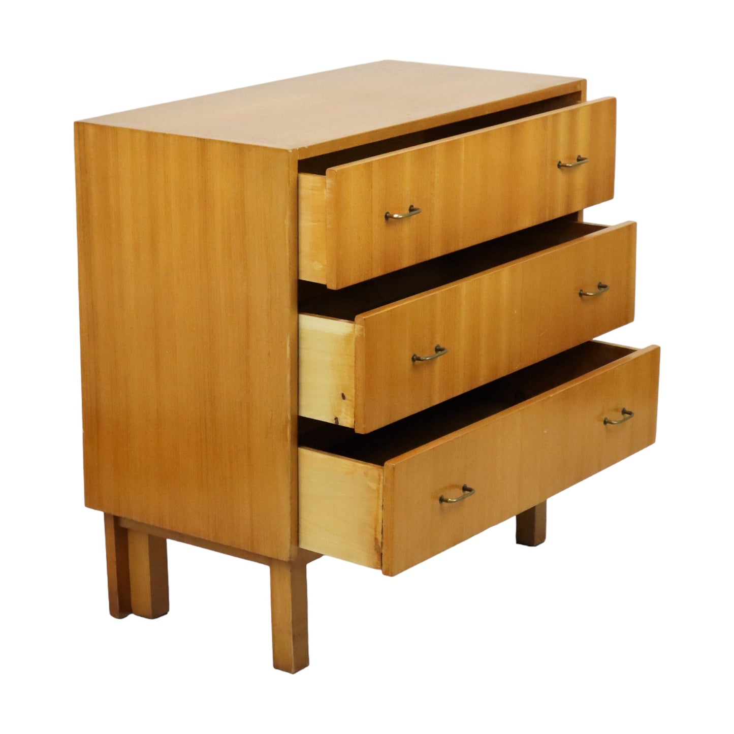 Vintage Chest of Drawers Beech Wood