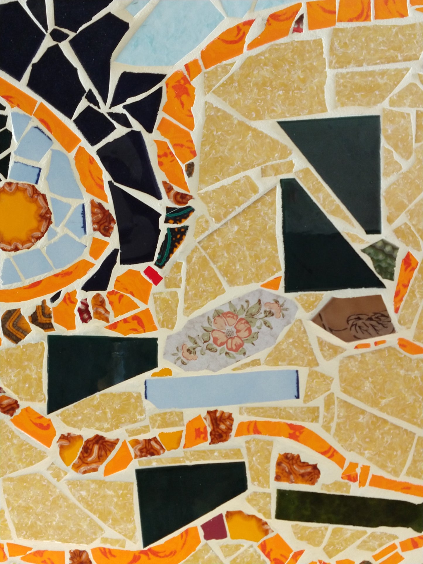 Vintage tabletop mosaic