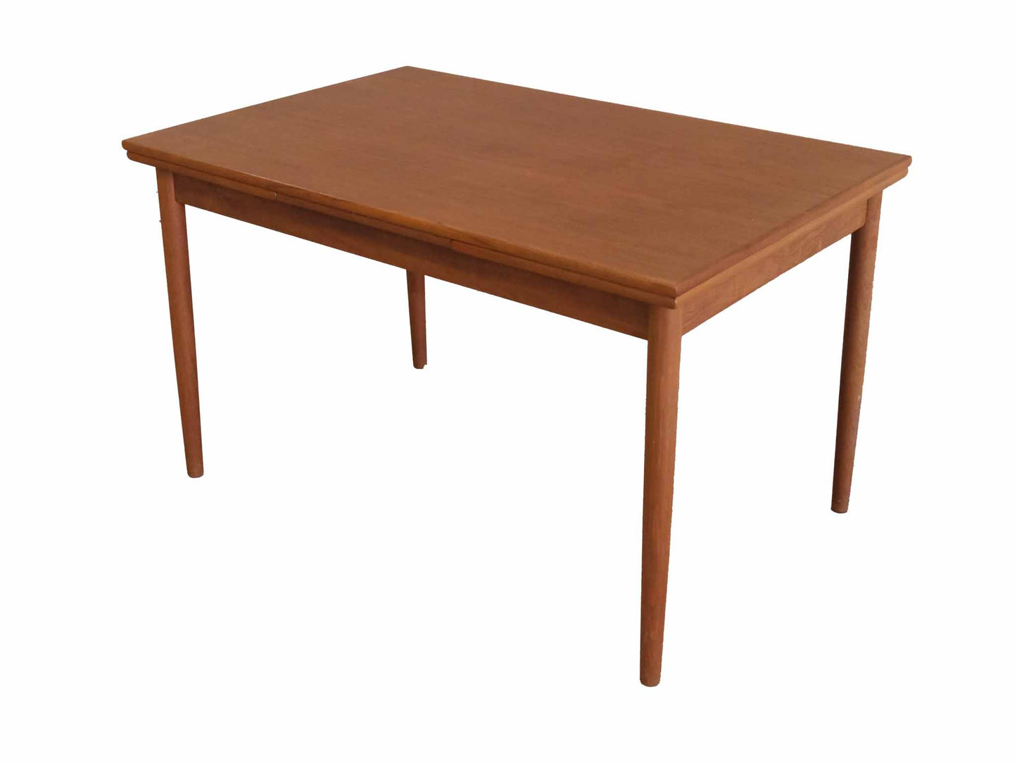 Ausziehbarer dänischer Mid-Century Modern Teak Esstisch von AM Mobler