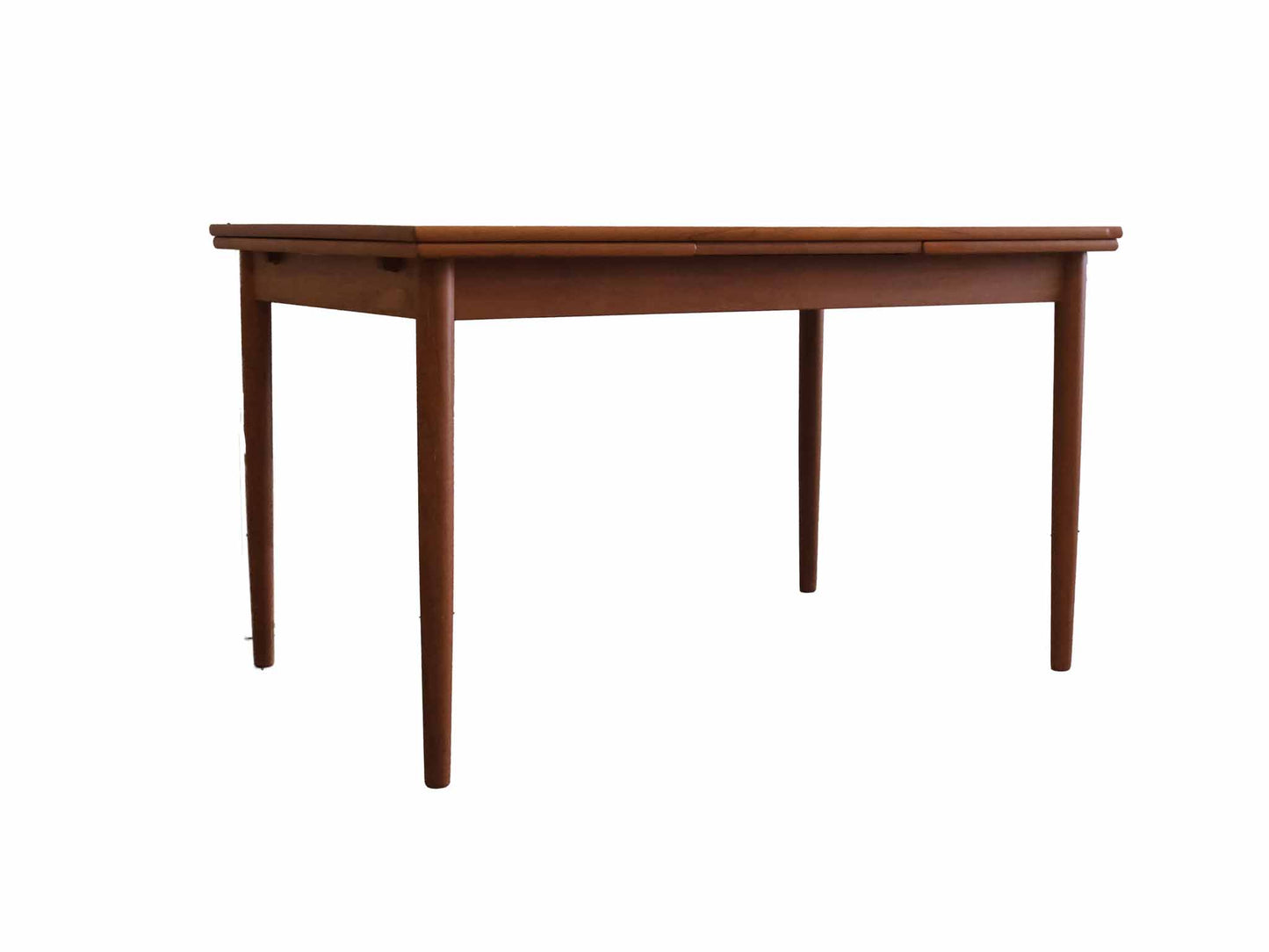 Ausziehbarer dänischer Mid-Century Modern Teak Esstisch von AM Mobler