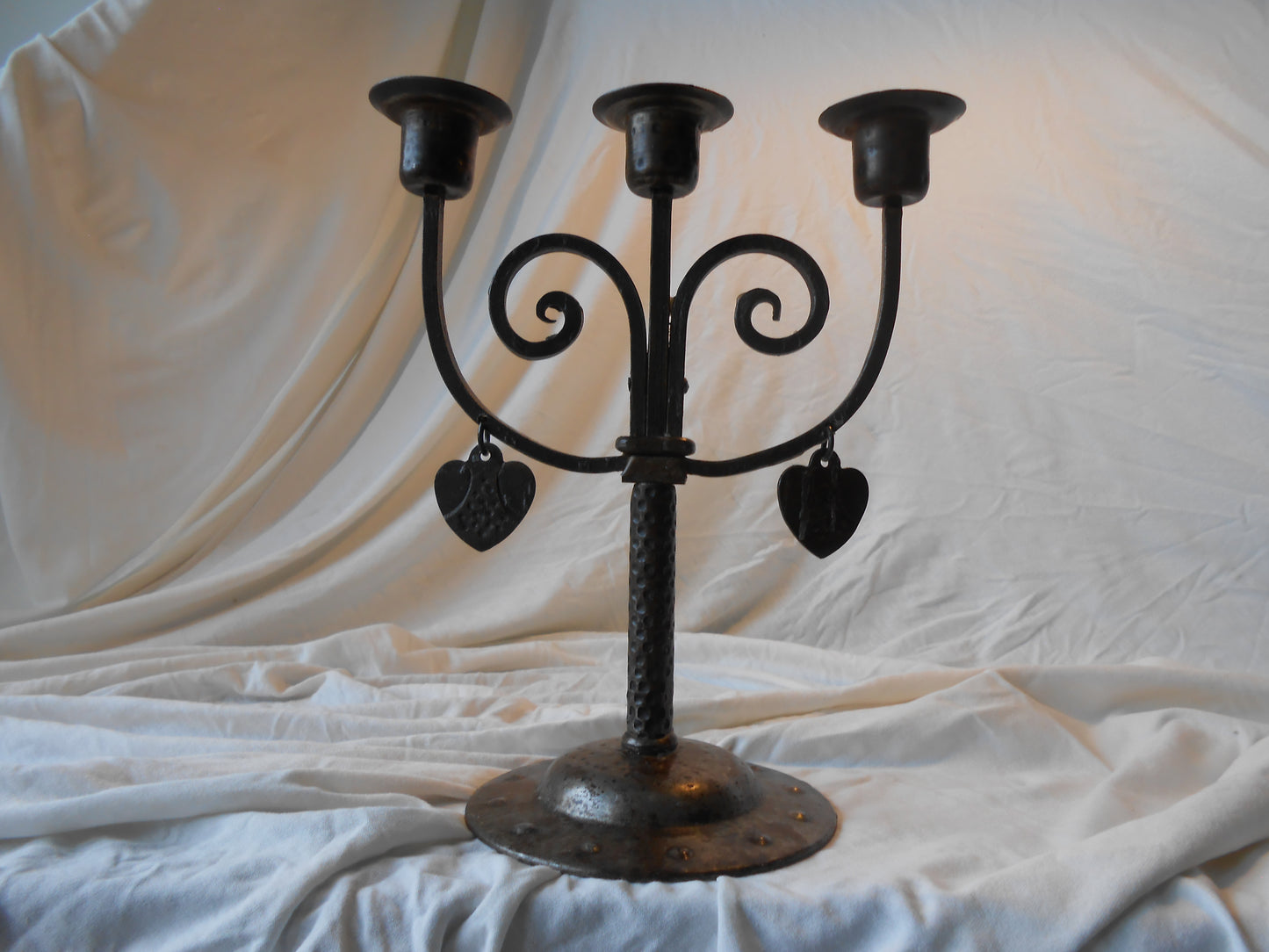 Wrought iron candlestick Hugo Berger (Goberg)