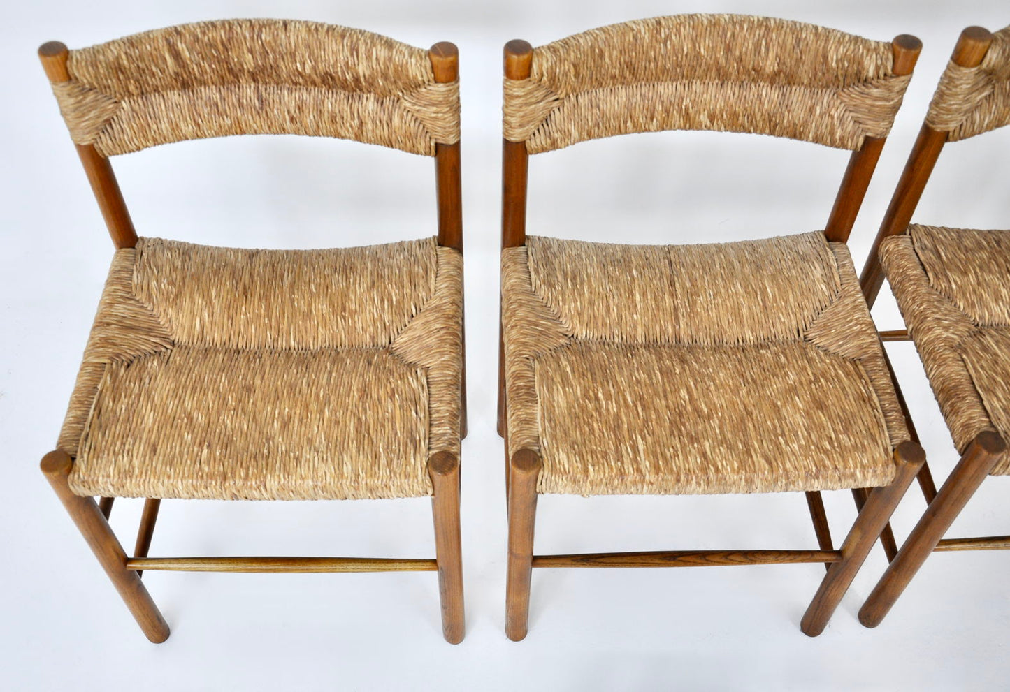 Dordogne chairs by Charlotte Perriand for Sentou, 1950s, set of 4