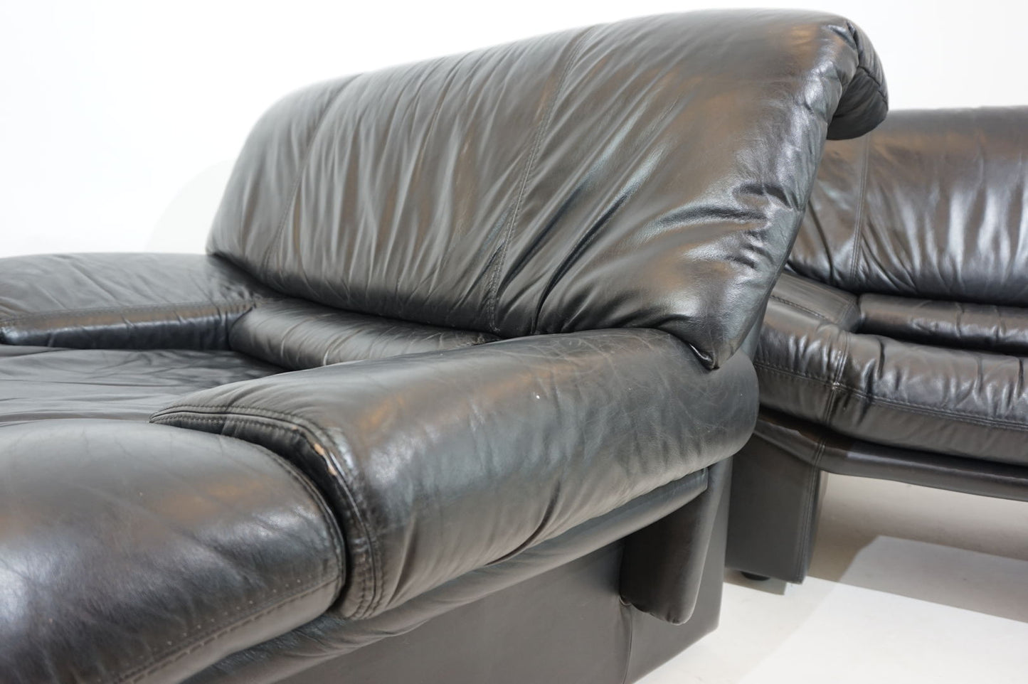 Nicoletti Salotti Ambassador leather armchair set of 2 for Avanti