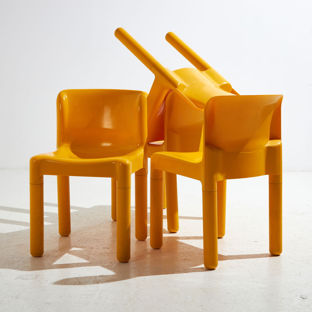 MODEL 4875 PLASTIC CHAIR BY CARLO BARTOLI FOR KARTELL