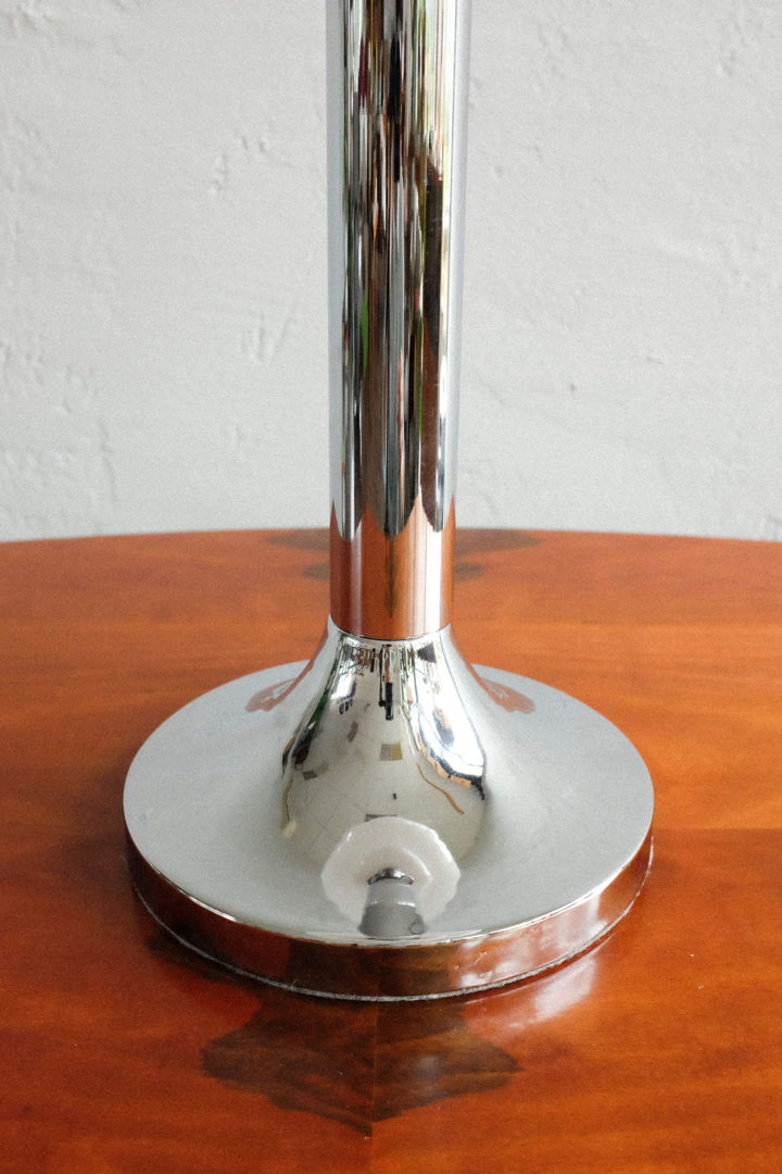 Art Deco Style Chrome Table Lamp, 1940s