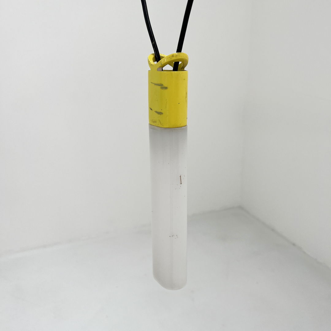 Yellow Pendant Light from iGuzzini, 1980s