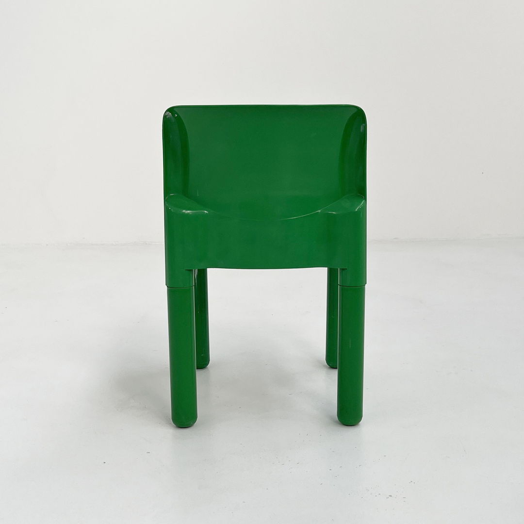 Green Model 4875 Chair by Carlo Bartoli for Kartell, 1970s