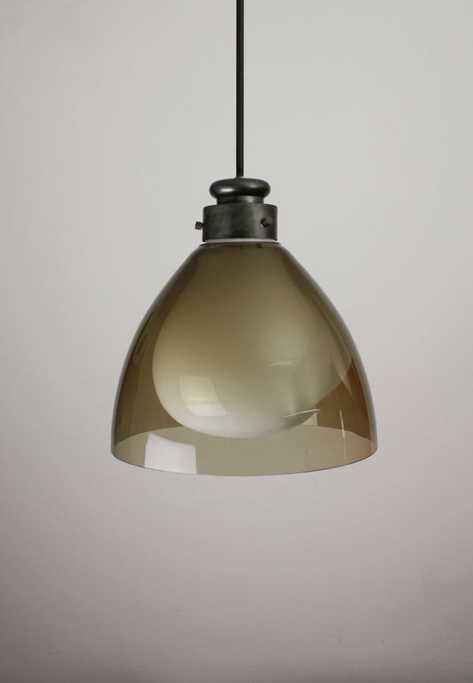 Glass Vistosi pendant lamp by Alessandro Pianon, 1960s